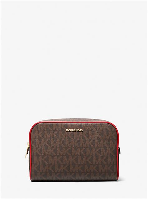 michael kors candy travel pouch|Jet Set Travel Large Pebbled Leather Pouch .